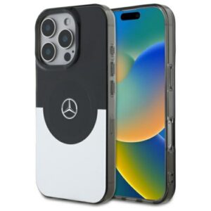 Mercedes MagSafe dėklas iPhone 16 Pro Max – sidabrinis