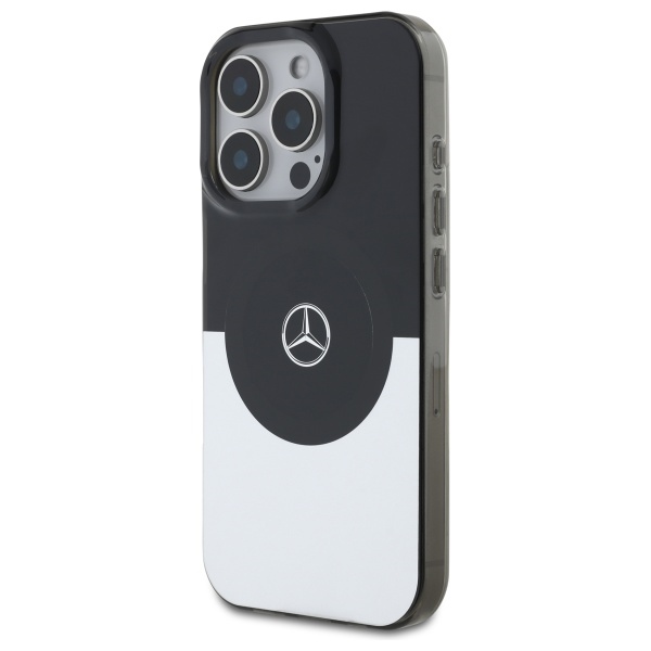 Mercedes MagSafe dėklas iPhone 16 Pro Max – sidabrinis