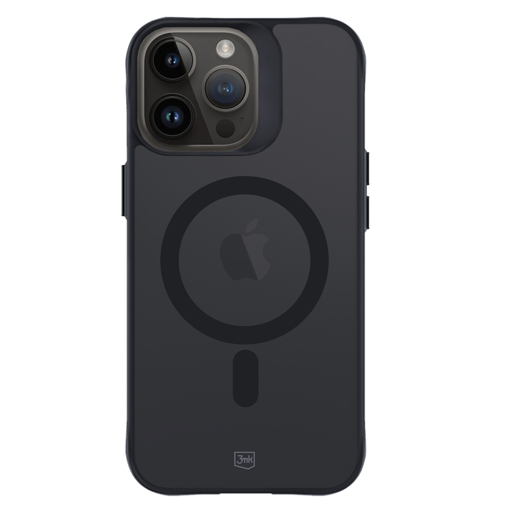 3mk Smoke MagCase su MagSafe, skirtas iPhone 15 Pro Max – pusiau permatomas