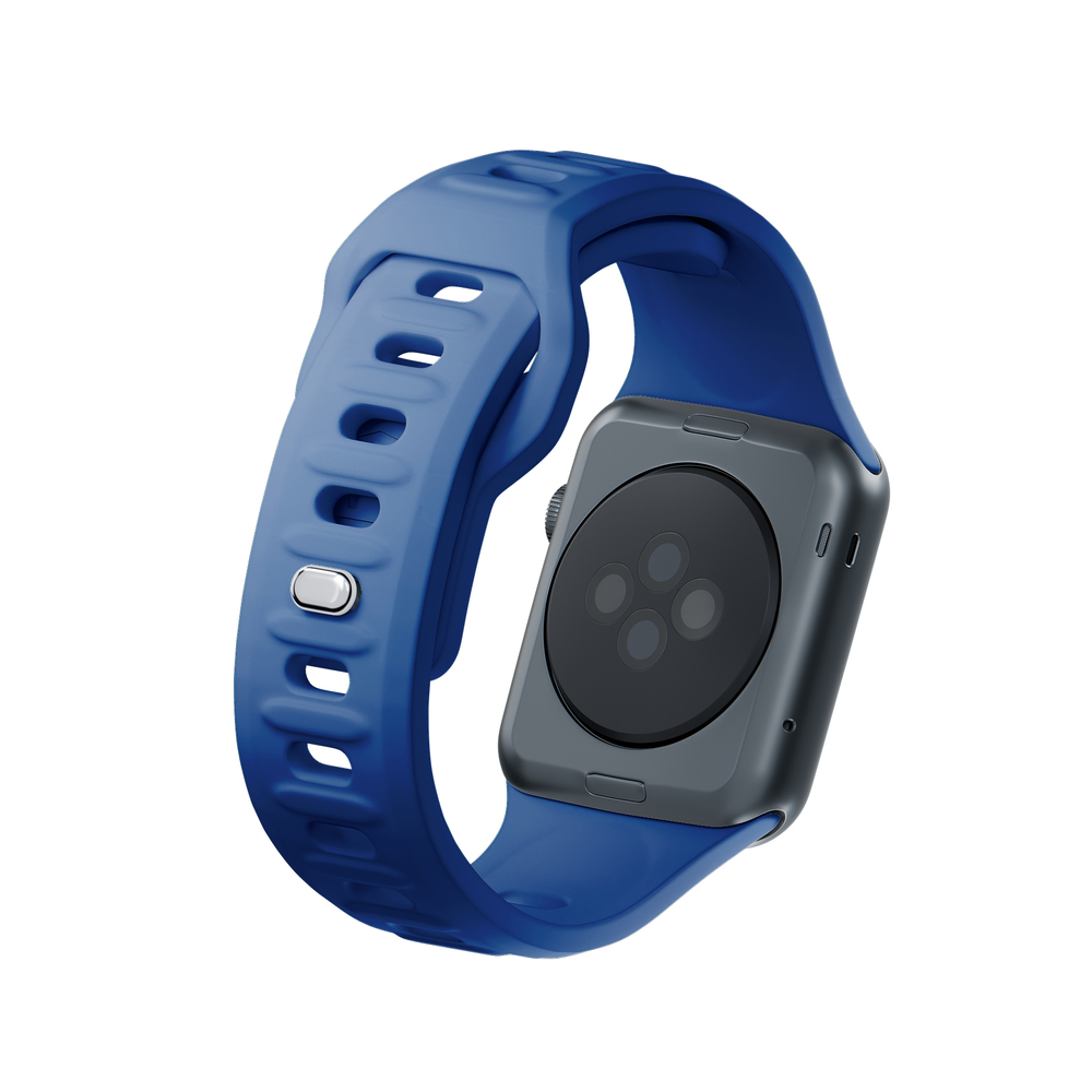 3mk silikoninis laikrodžio dirželis, skirtas Apple Watch 38 / 40 / 41 mm - mėlynas
