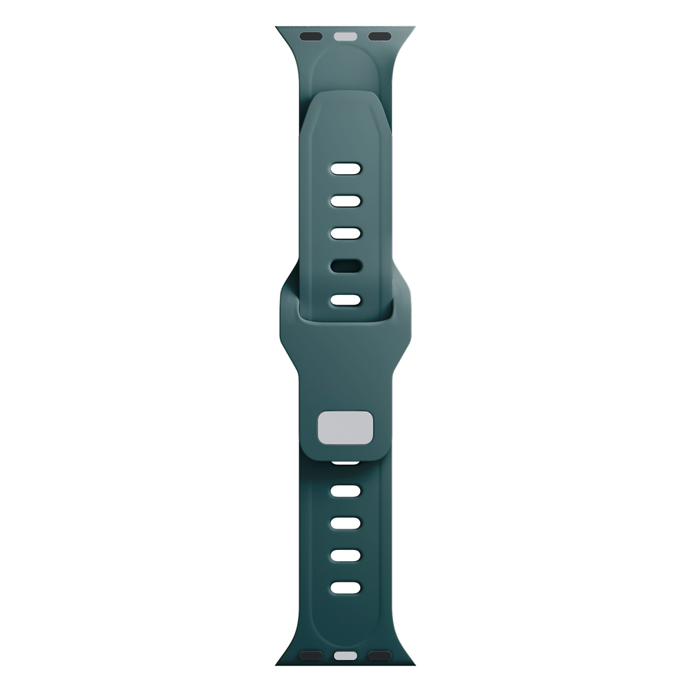 3mk silikoninis laikrodžio dirželis, skirtas Apple Watch 38 / 40 / 41 mm - žalias