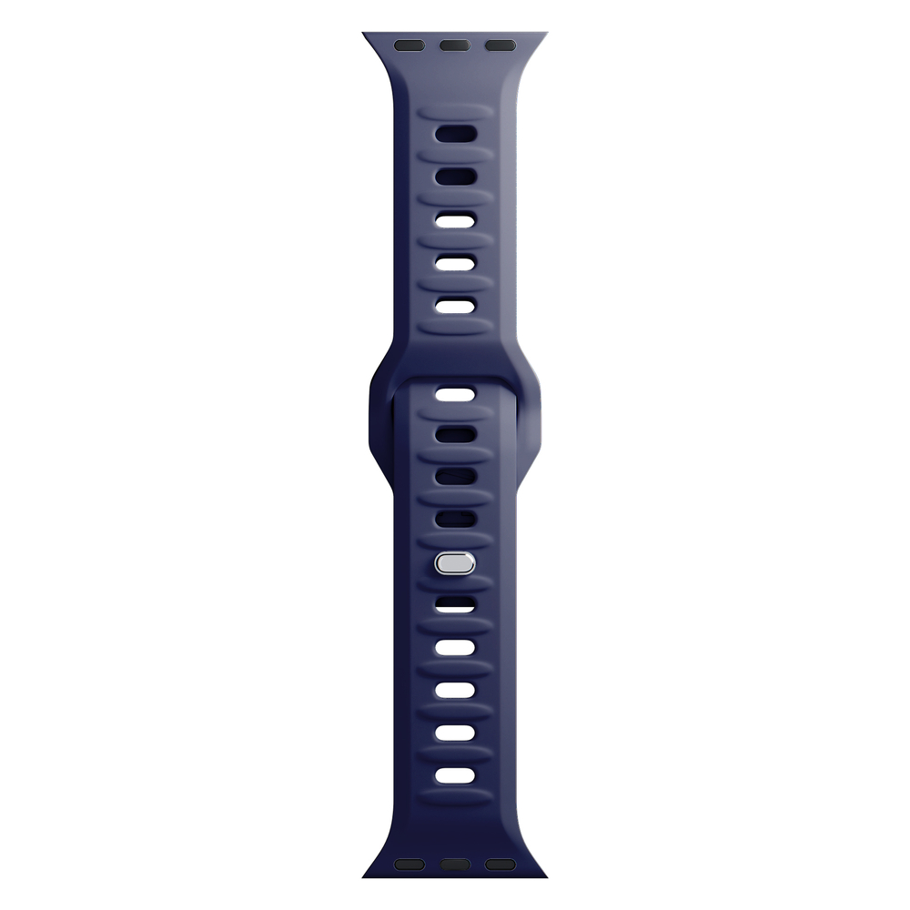 3mk silikoninis laikrodžio dirželis, skirtas Apple Watch 38 / 40 / 41 mm - mėlynas