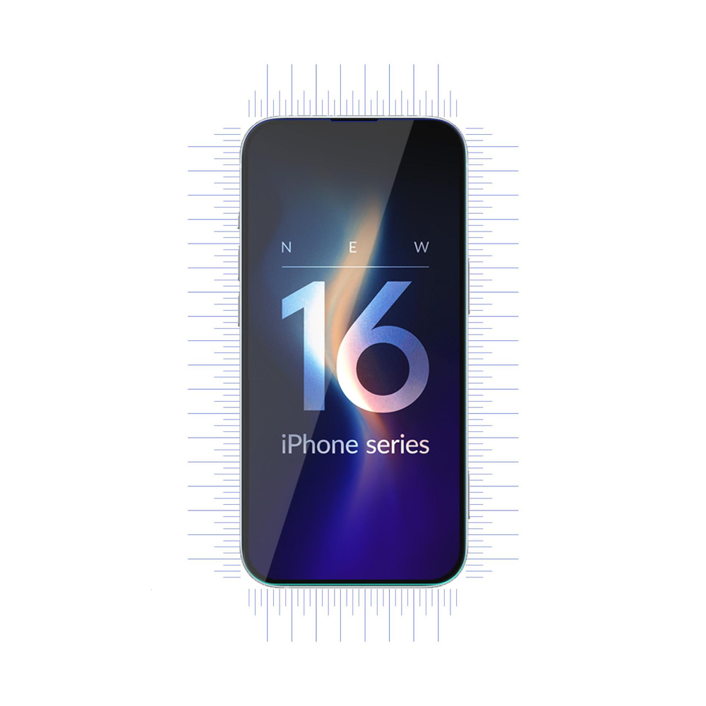 Hibridinis stiklas 3mk FlexibleGlass, skirtas iPhone 16