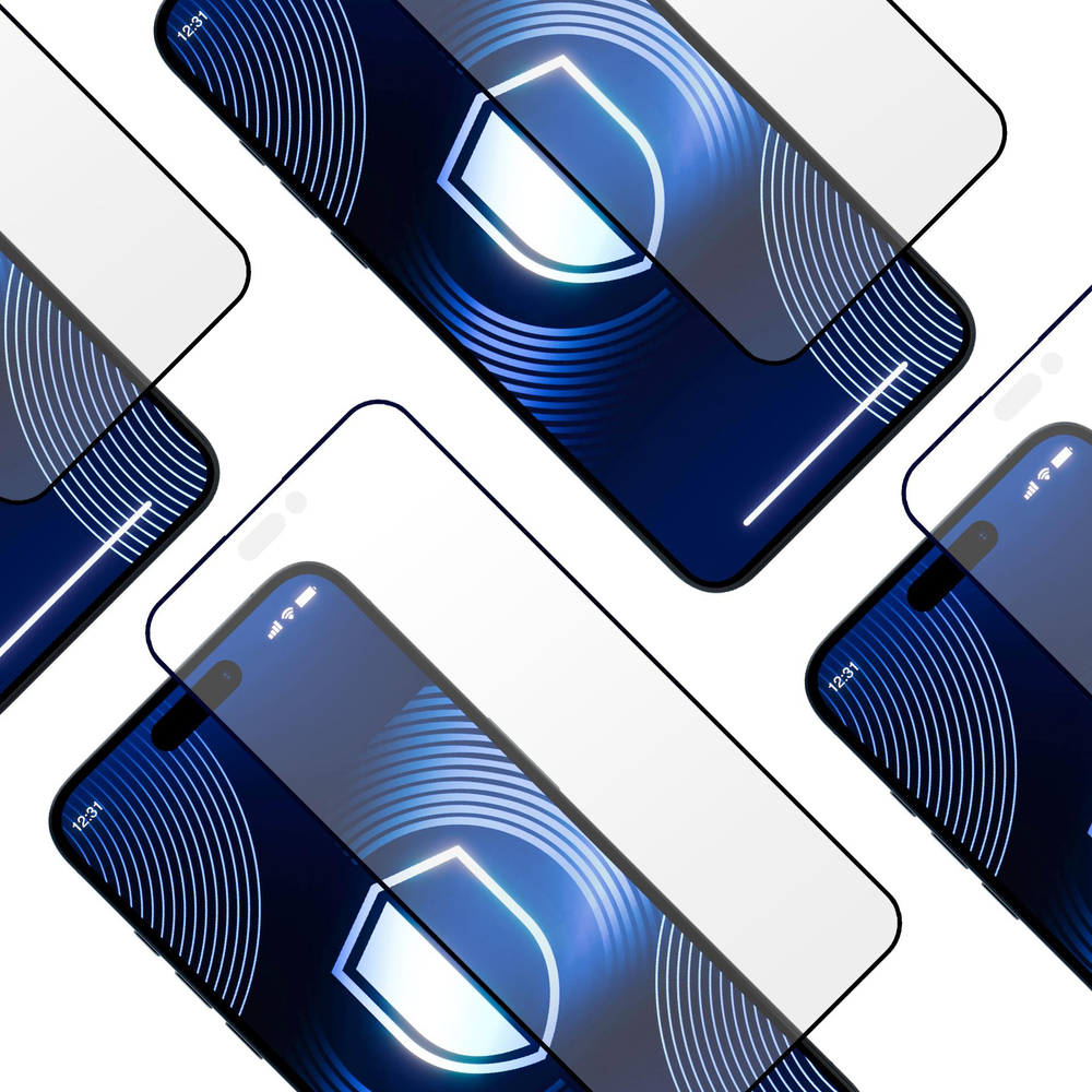 Grūdintas stiklas 3mk HardGlass Matt Max, skirtas iPhone 16 Pro
