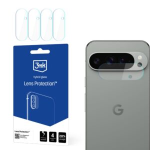 Hibridinis stiklas fotoaparato objektyvui 3mk objektyvo apsauga, skirtas Google Pixel 9