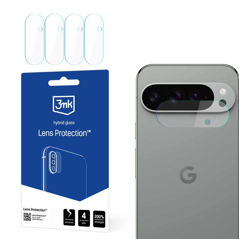 Hibridinis stiklas fotoaparato objektyvui 3mk objektyvo apsauga, skirtas Google Pixel 9