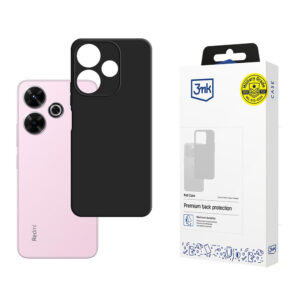 3mk matinis dėklas, skirtas Xiaomi Redmi Note 13R 5G/Redmi 13 4G – juodas