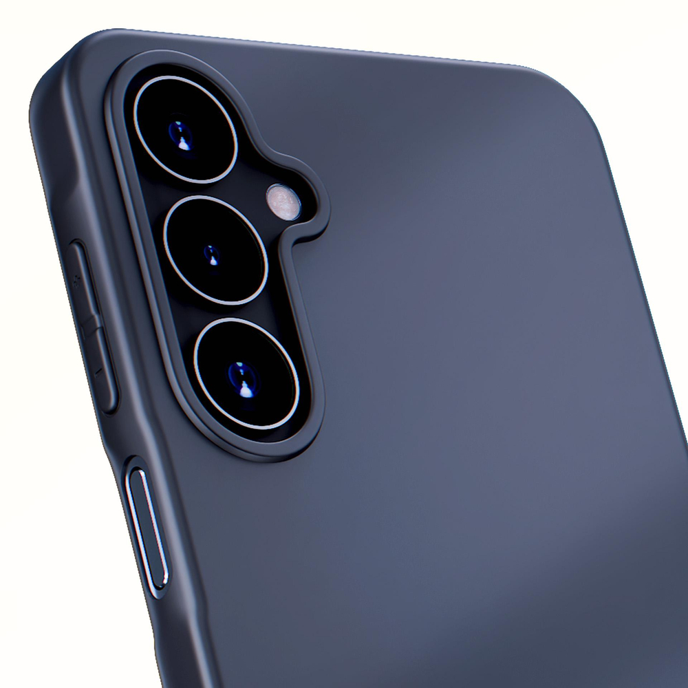 3mk matinis dėklas, skirtas Samsung Galaxy A16 – juodas