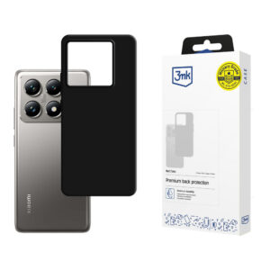 3mk matinis dėklas, skirtas Xiaomi 14T Pro – juodas