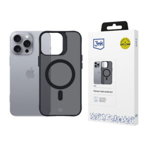 3mk Smoke MagCase su MagSafe, skirtas iPhone 16 Pro Max – pusiau permatomas