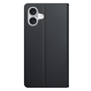 3mk piniginės dėklas, skirtas iPhone 16 Plus – juodas