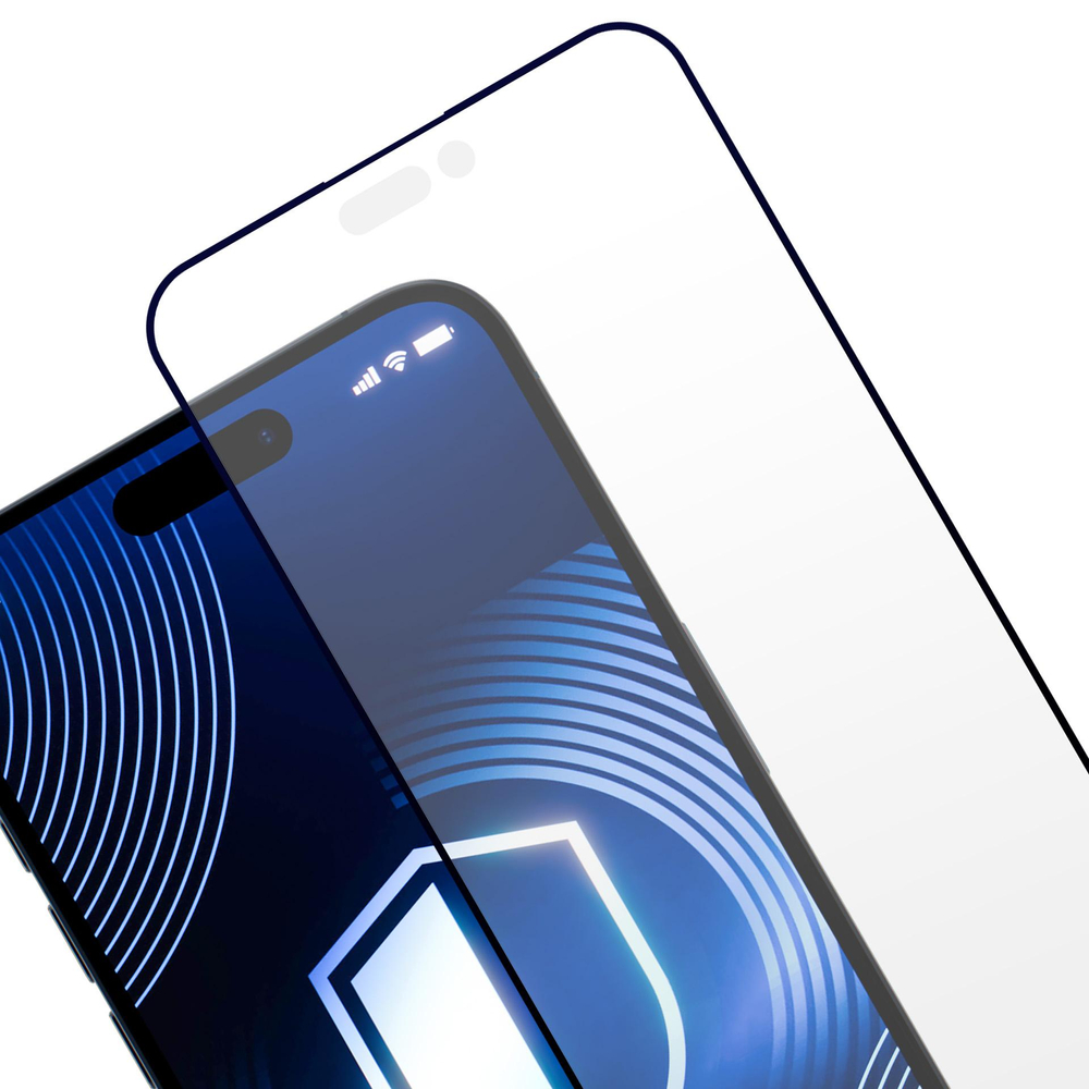 Grūdintas stiklas 3mk HardGlass Matt Max, skirtas iPhone 16 Plus