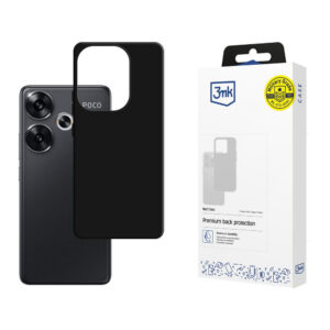 3mk matinis dėklas, skirtas Xiaomi Poco F6 - juodas