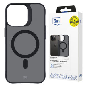 3mk Smoke MagCase su MagSafe, skirtas iPhone 15 Pro – pusiau permatomas