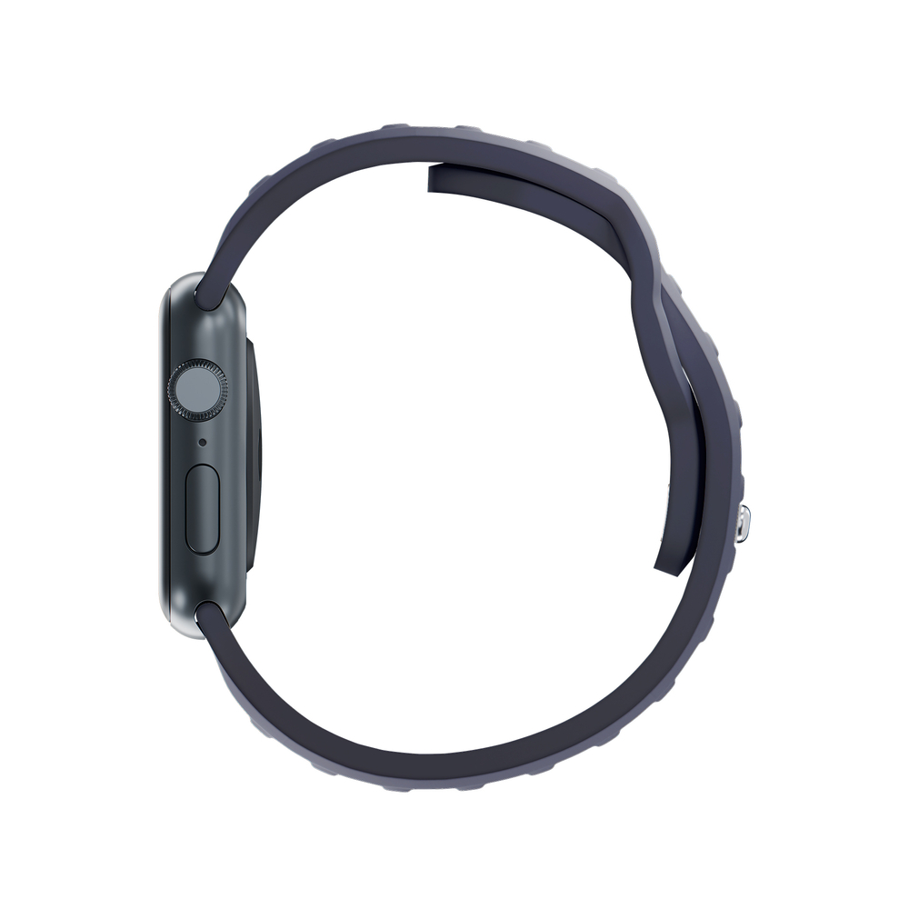3mk silikoninis laikrodžio dirželis, skirtas Apple Watch 42/44/45/49 mm – pilka