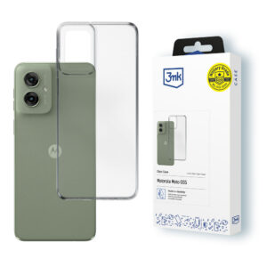 3mk skaidrus dėklas, skirtas Motorola Moto G55 5G - skaidrus