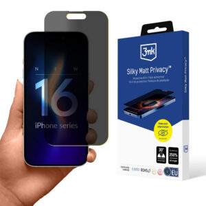 Matinė privatumo plėvelė 3mk Silky Matt Privacy iPhone 16 Plus
