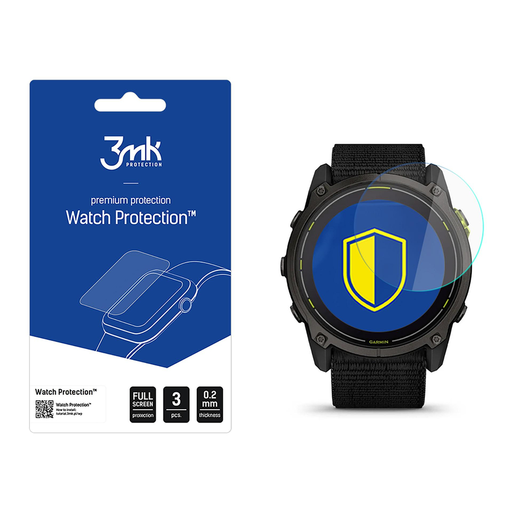 Hibridinis stiklas 3mk Watch Protection FlexibleGlass, skirtas Garmin Enduro 3