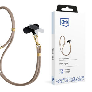 Smartphone Lanyard 3mk EasyClip Elite – smėlio spalvos
