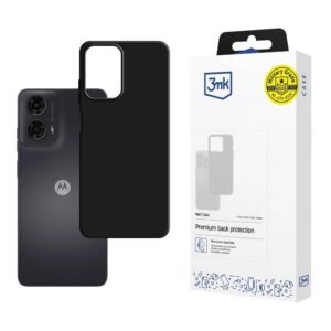 3mk matinis dėklas, skirtas Motorola Moto G24 – juodas