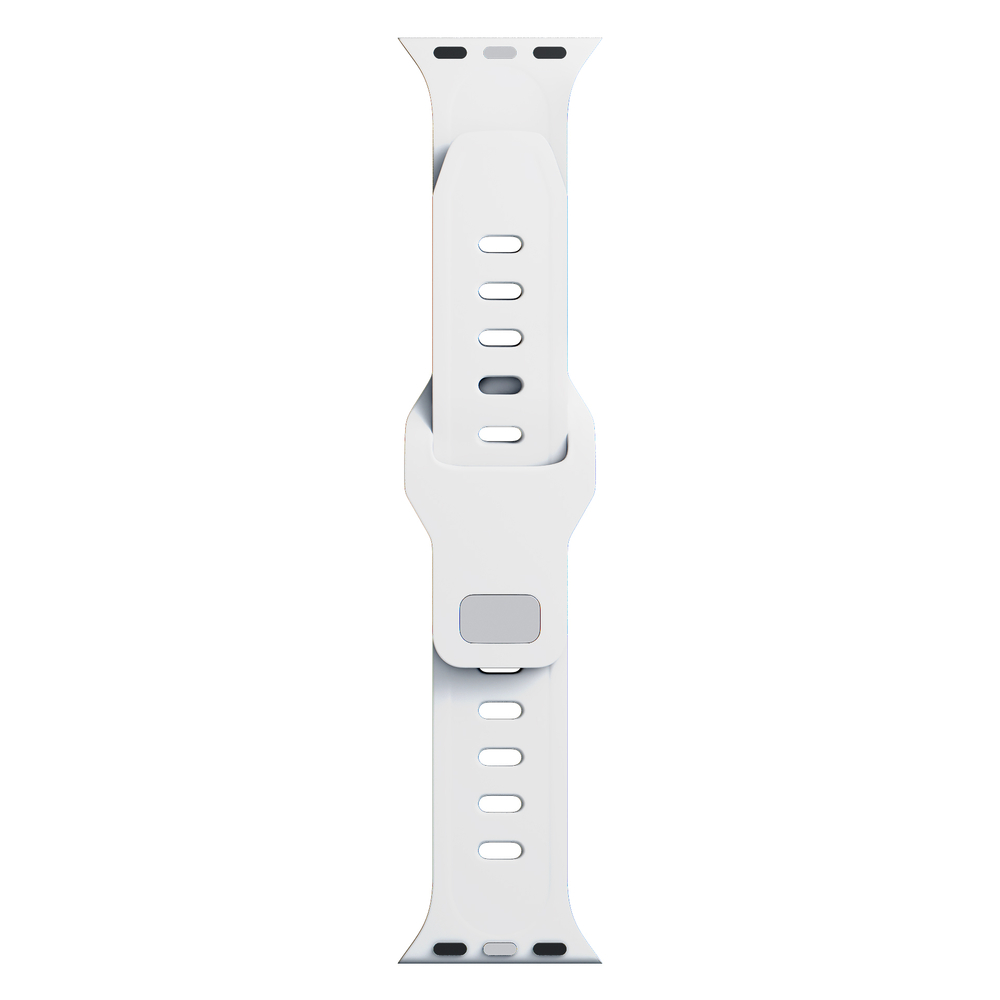 3mk silikono dirželis Apple Watch 42 / 44 / 45 / 49 mm - balta