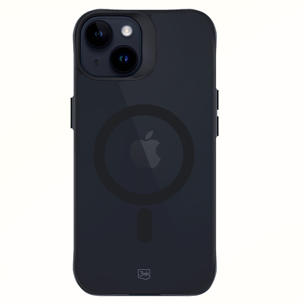 3mk Smoke MagCase su MagSafe iPhone 15 - pusiau permatomas