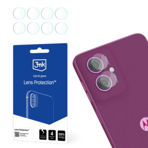 3mk objektyvo apsaugos hibridinis fotoaparato stiklas, skirtas Motorola Moto G55 5G