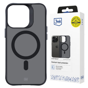 3mk Smoke MagCase su MagSafe, skirtas iPhone 14 Pro Max – pusiau permatomas