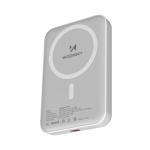 Wozinsky išorinė baterija WRW349YWS 10000 mAh magnetinė - balta