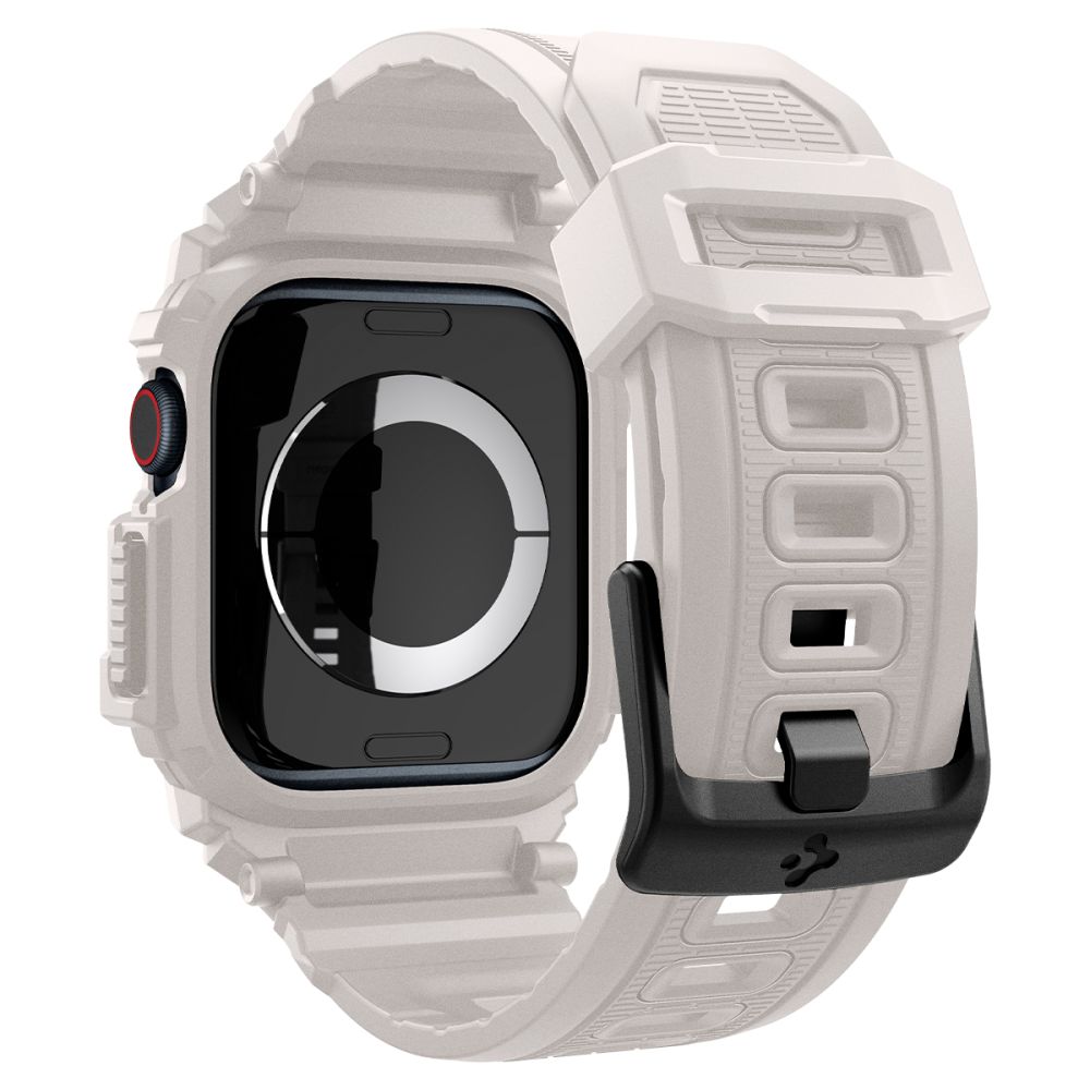 Dirželis Spigen Rugged Armor Pro Apple Watch 10 / 11 (46 mm), smėlio spalvos