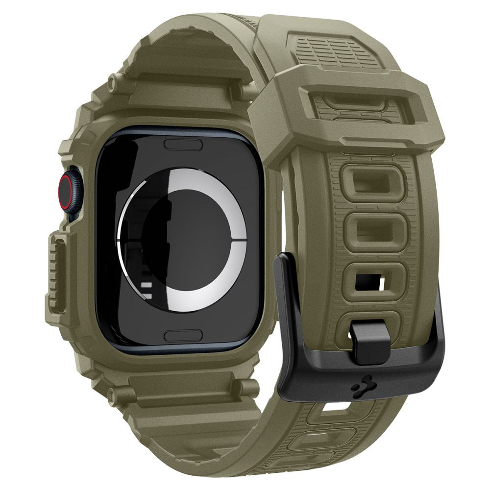 Dirželis Spigen Rugged Armor Pro Apple Watch 10/11 (46 mm), vintažinis chaki