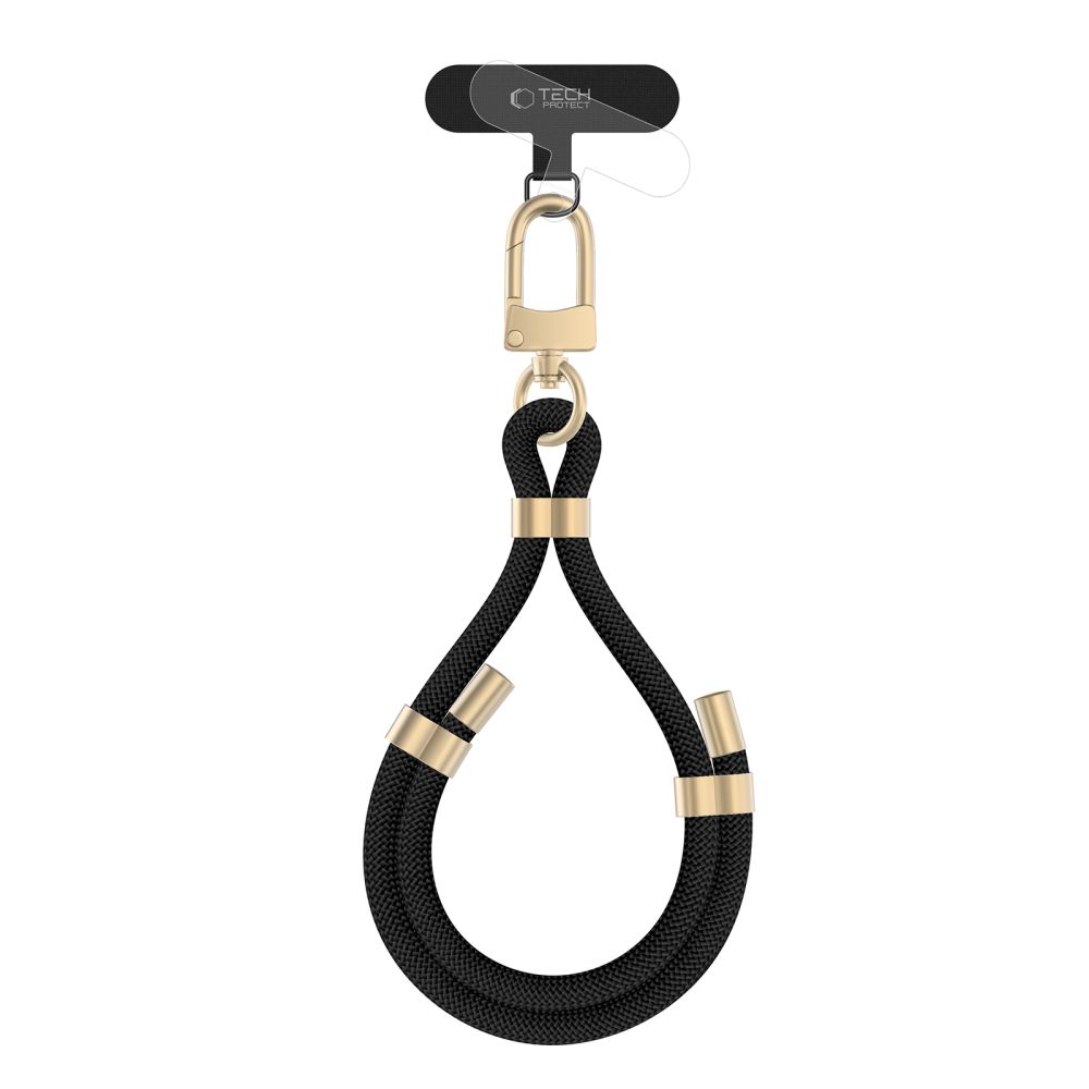 Apyrankė Tech-Protect C4S Rope, juoda/auksinė