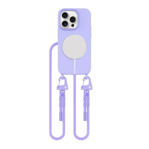 Dėklas Tech-Protect Magnecklace MagSafe iPhone 14 Pro, alyvinis