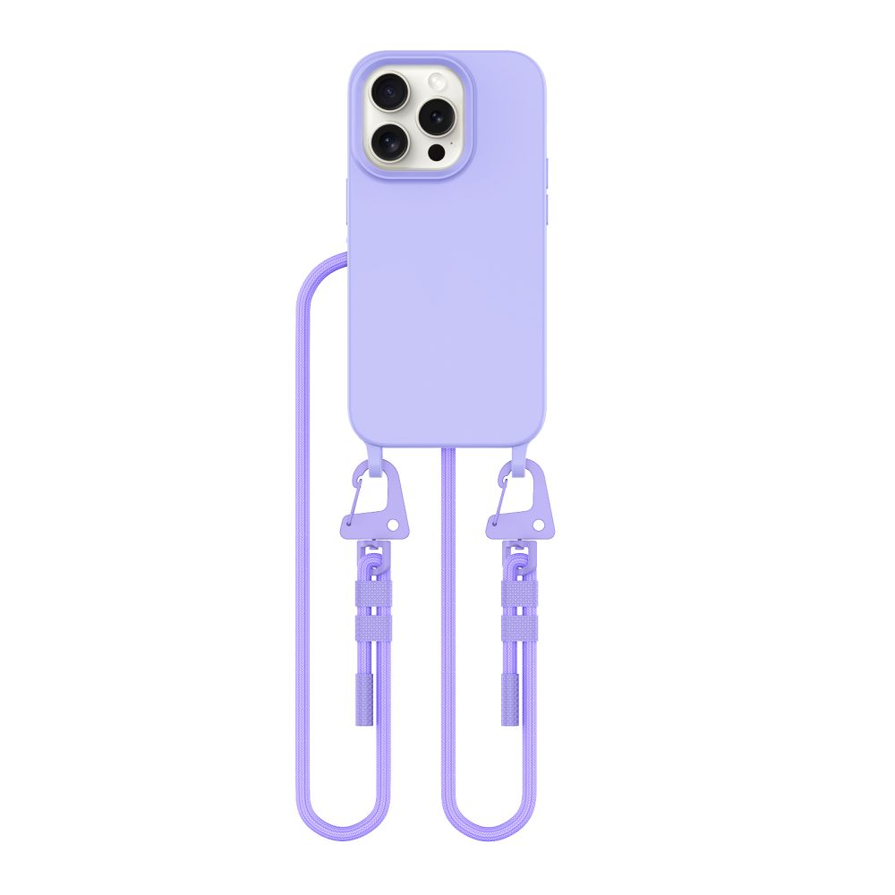 Dėklas Tech-Protect Magnecklace MagSafe iPhone 14 Pro, alyvinis