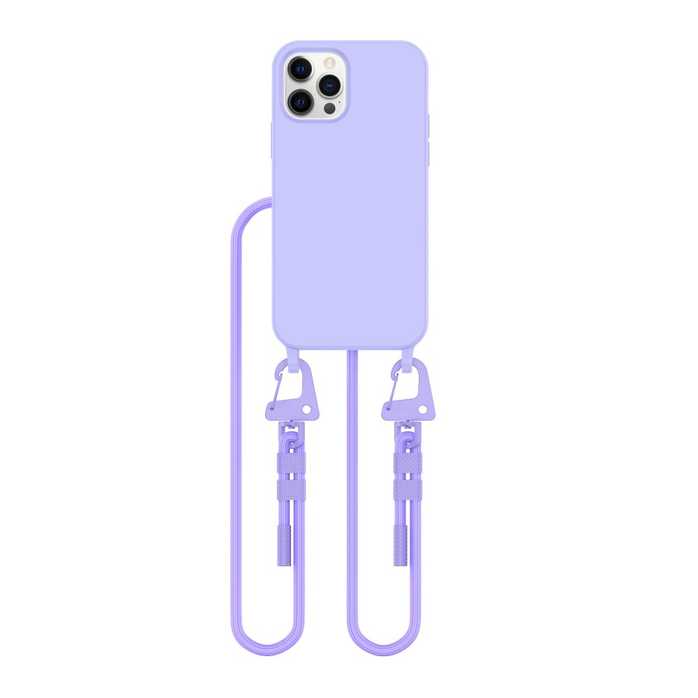 Dėklas Tech-Protect Magnecklace MagSafe iPhone 12 / 12 Pro, alyvinis