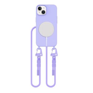 Dėklas Tech-Protect Magnecklace MagSafe iPhone 14, levandinis