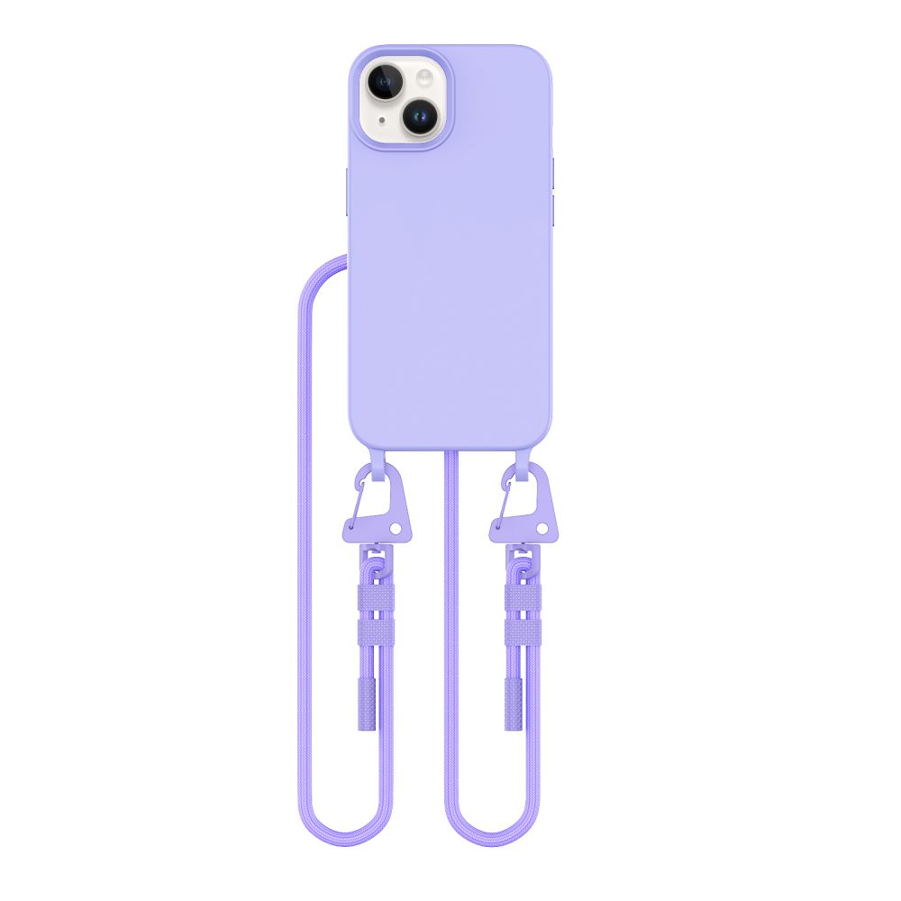 Dėklas Tech-Protect Magnecklace MagSafe iPhone 14, levandinis