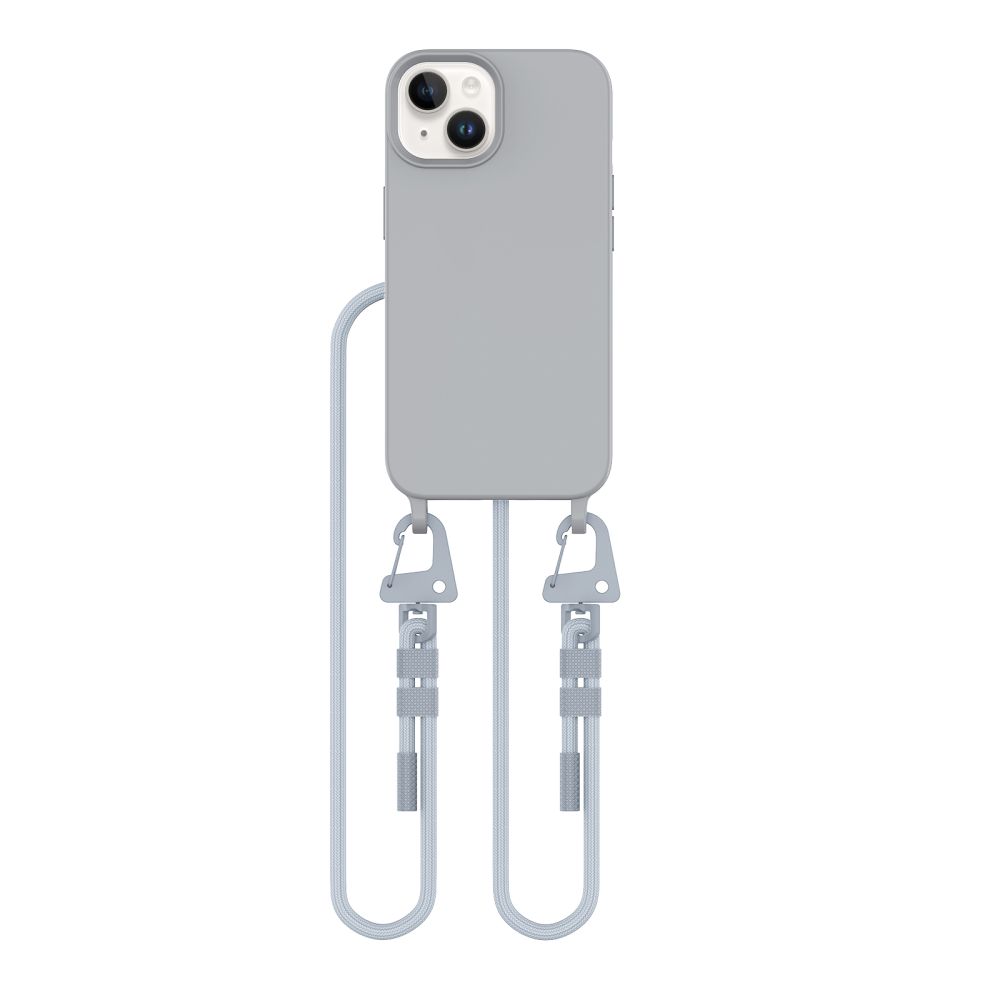 Dėklas Tech-Protect Magnecklace MagSafe iPhone 13, pilkas