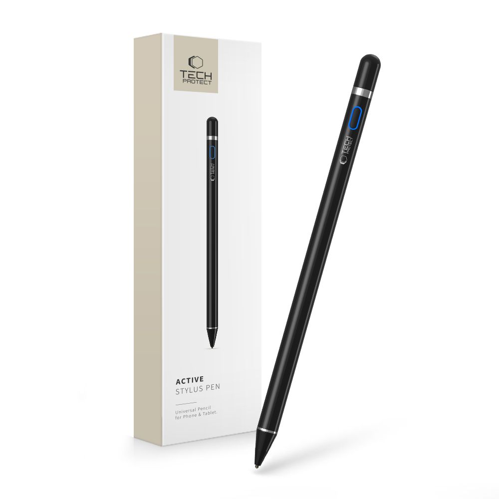 Jutiklinis rašiklis Tech-Protect Active Stylus Pen, juodas
