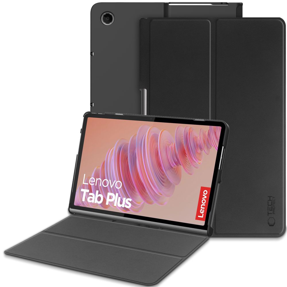 Dėklas Tech-Protect SmartCase Lenovo Tab Plus 11.5 TB-351, juodas