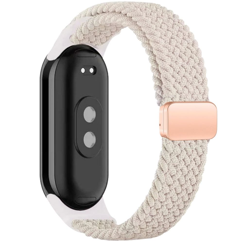 Dirželis Tech-Protect Nylonmag Xiaomi Smart Band 8 / 9 / 10 / NFC, šviesiai auksinis