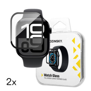 Wozinsky Full Glue grūdintas stiklas Apple Watch 42 mm (2 vnt.)