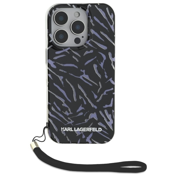 Karl Lagerfeld dėklas iPhone 16 Pro – violetinis