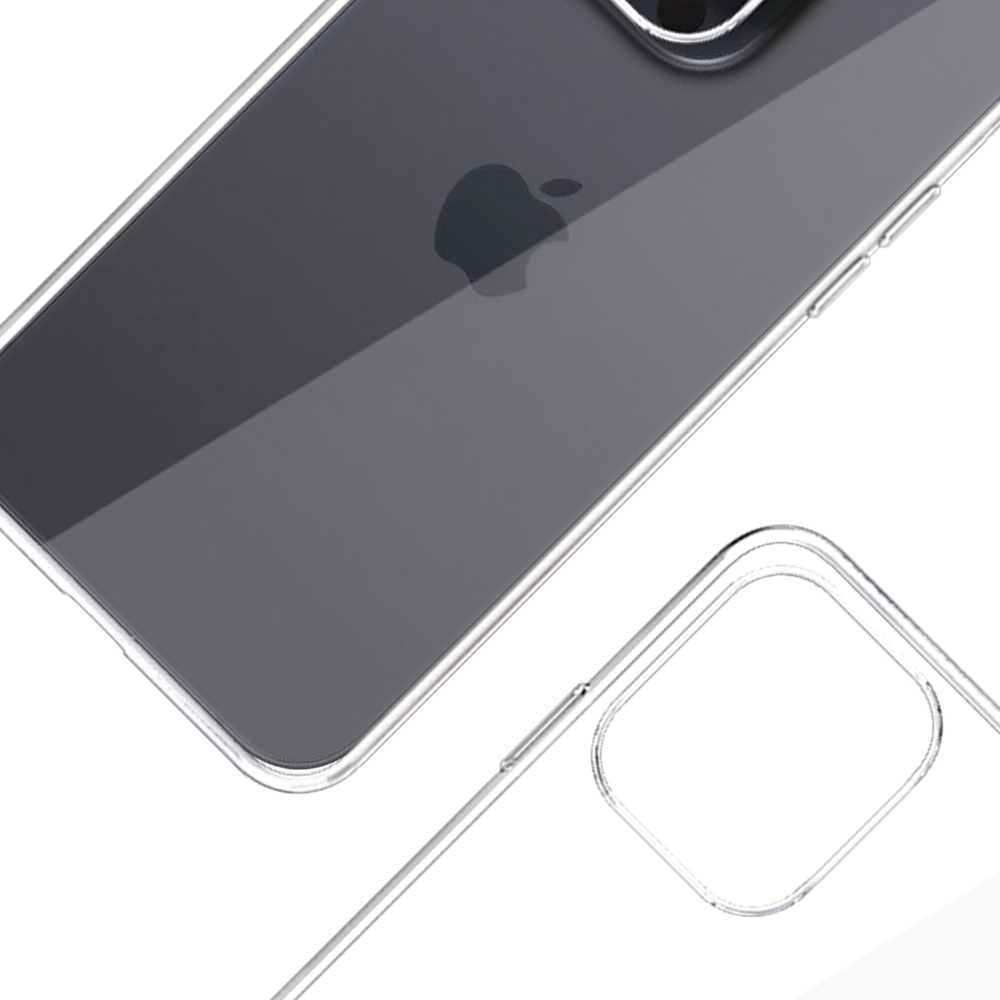 3mk Clear Case Eco, skirtas Apple iPhone 15 pro max - skaidrus