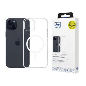3mk Clear MagCase, skirtas Apple iPhone 15 - skaidrus