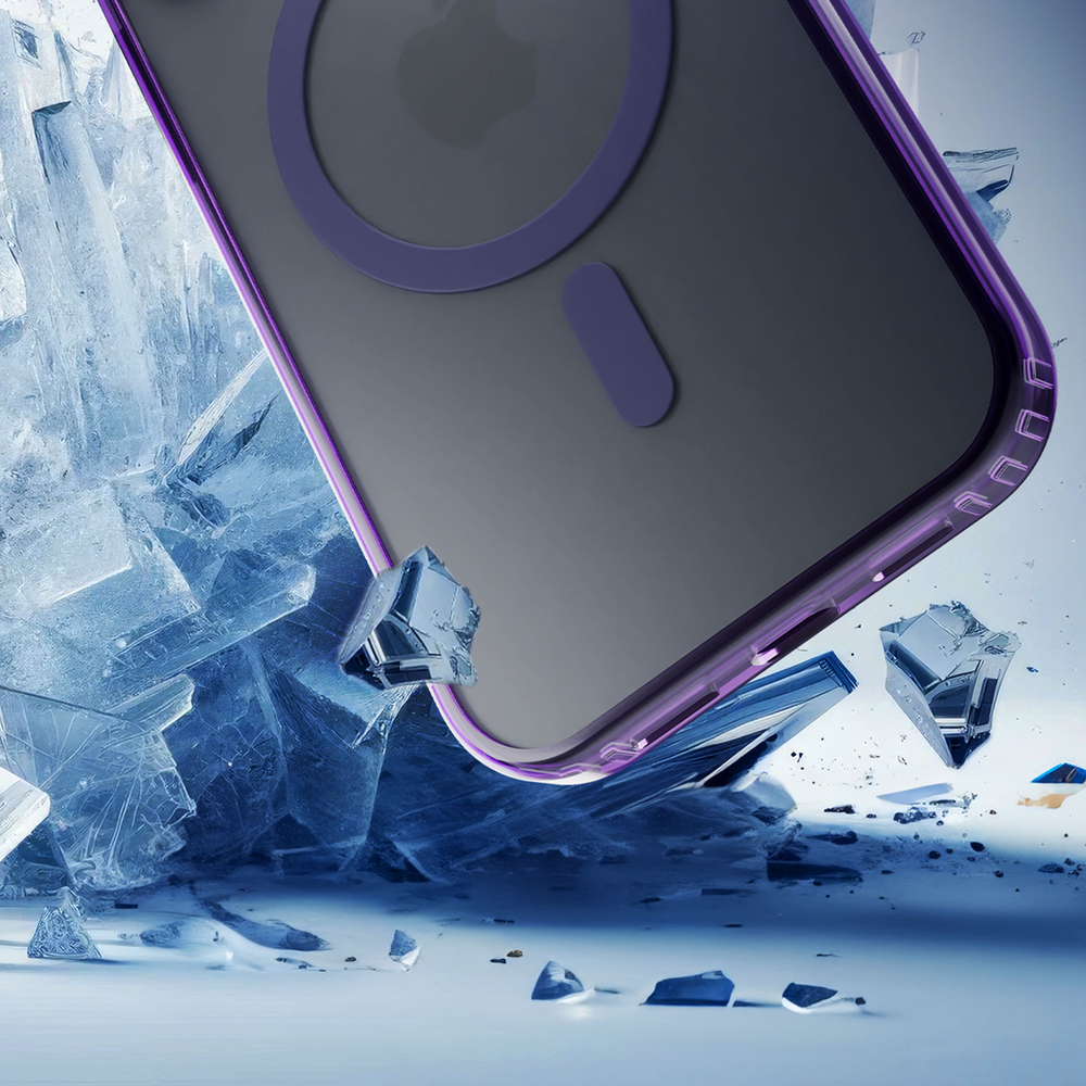 3mk Frosty MagCase Purpurinis dėklas, skirtas Apple iPhone 13 Pro Max – violetinis