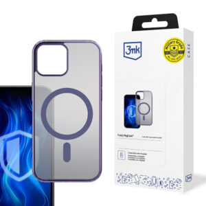 3mk Frosty MagCase Purpurinis dėklas, skirtas Apple iPhone 15 – violetinis