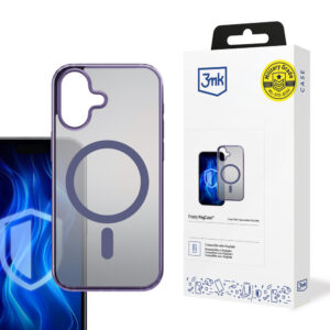 3mk Frosty MagCase Purple, skirtas Apple iPhone 16 - violetinis