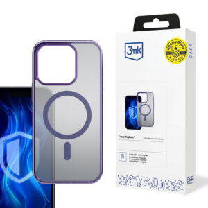 3mk Frosty MagCase Purpurinis dėklas, skirtas Apple iPhone 16 Pro – violetinis