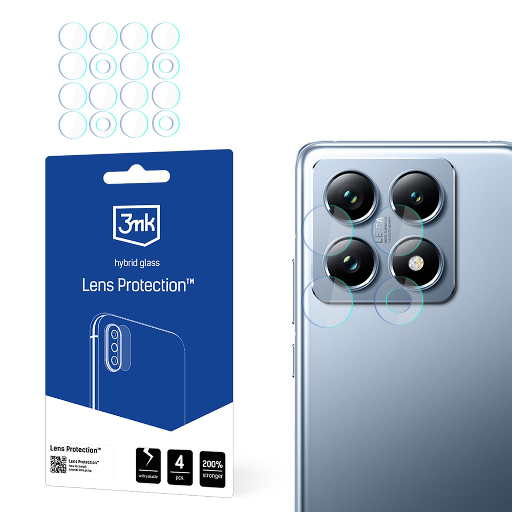 Hibridinis stiklas fotoaparato objektyvui 3mk objektyvo apsauga, skirtas Xiaomi 14T / 14T Pro
